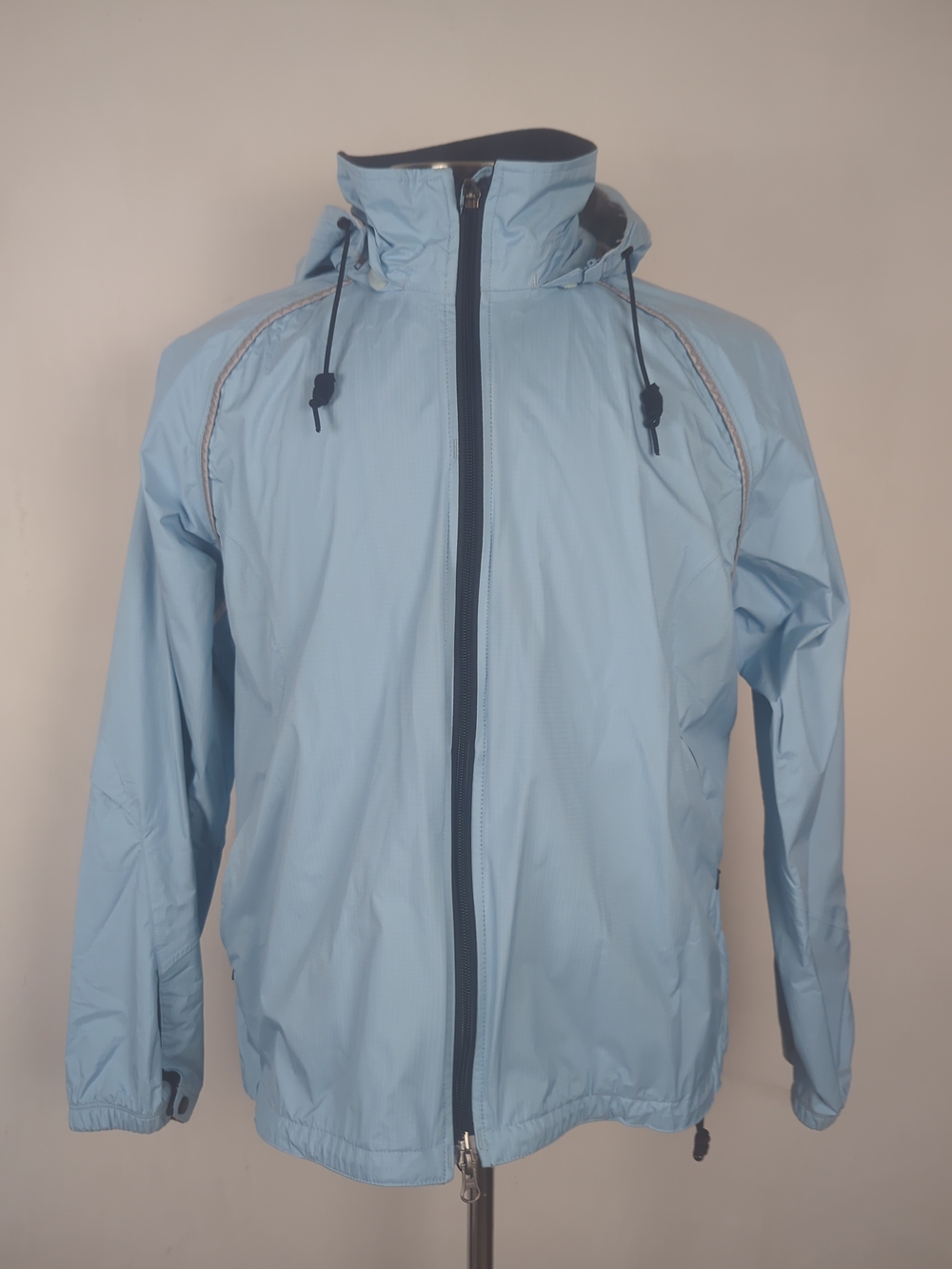 REI Light Blue Hooded Utility Jacket